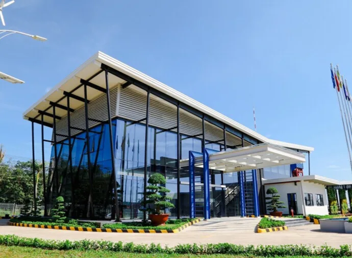 Mẫu văn phòng được thi công bằng khung thép