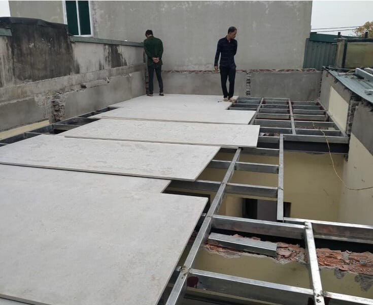 Lắp Đặt & Thi Công Tấm Bê Tông Siêu Nhẹ Làm Sàn Cho Tầng Hai Lắp Đặt & Thi Công Tấm Bê Tông Siêu Nhẹ Làm Sàn Cho Tầng Hai